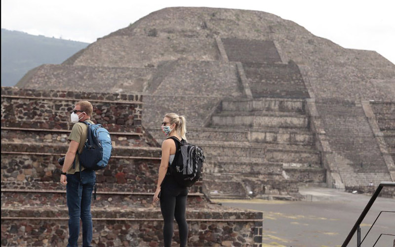 Zona arqueológica de Teotihuacán reabre acceso a turistas