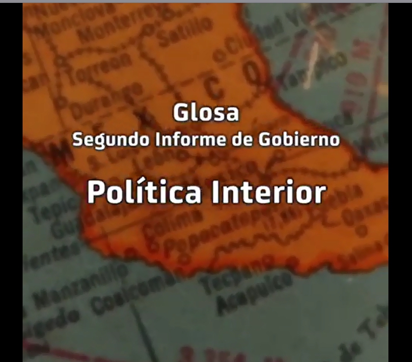 Glosa, Segundo Informe de Gobierno, Política Interior