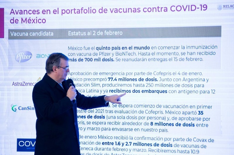 Gobierno de México presenta avances en portafolio de vacunas contra COVID-19