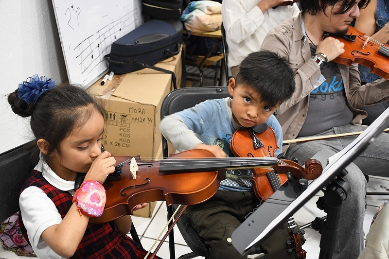 Alcaldía Tlalpan invierte 4 mdp en formación musical de niñas, niños y jóvenes