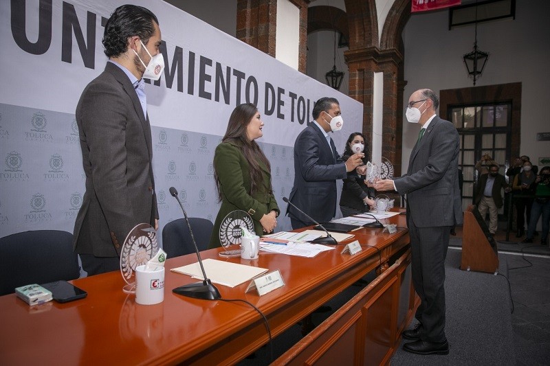 Reconoce Ayuntamiento de Toluca labor de la UAEM a favor del medio ambiente