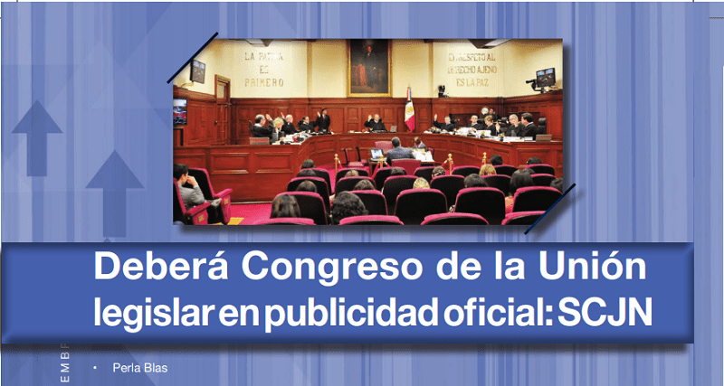 Protected: Deberá Congreso de la Unión legislar en publicidad oficial: SCJN