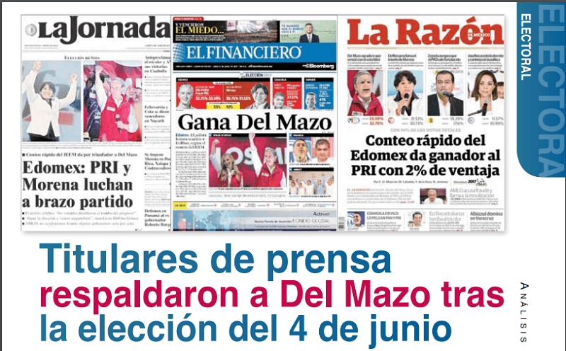 Protegido: Titulares de prensa respaldaron a Del Mazo tras la elección del 4 de junio