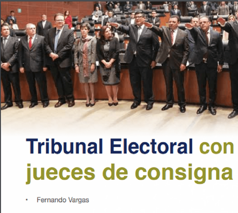 Protegido: Tribunal Electoral con jueces de consigna