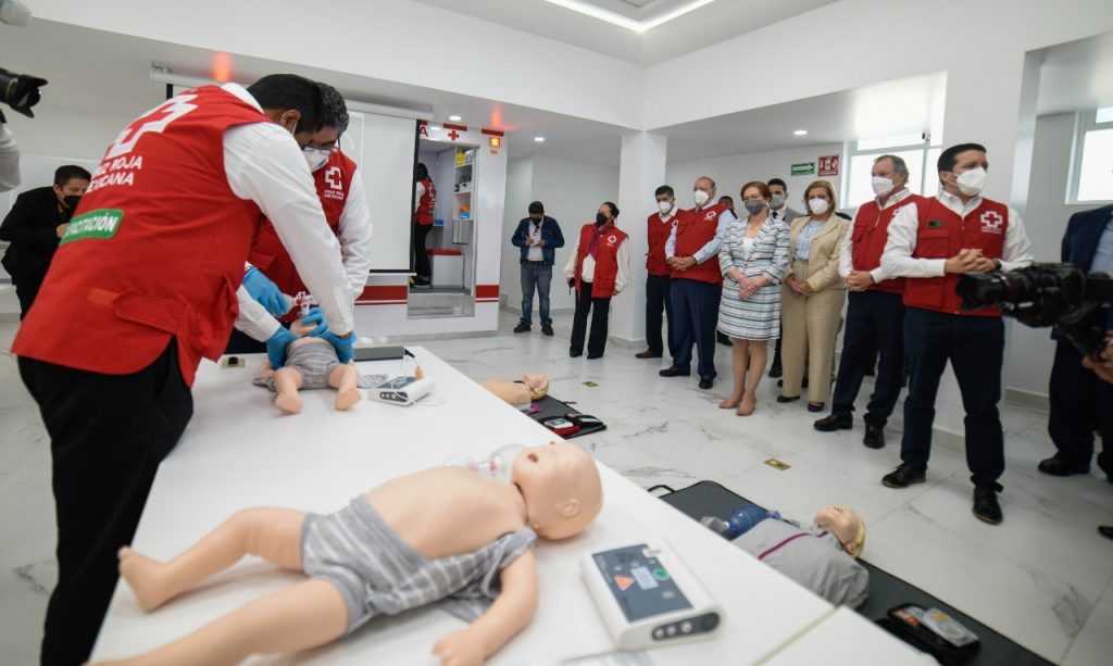 Inauguran Centro de Capacitación y Área de Hospitalización en la Cruz Roja de Naucalpan