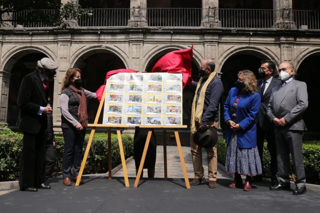 Lotería Nacional y el Colegio de San Ildefonso celebran el Centenario del Muralismo Mexicano