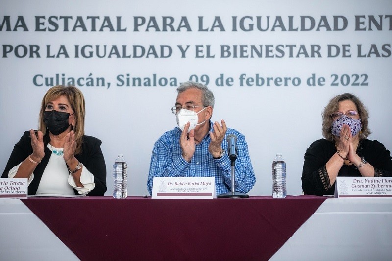 Firman Inmujeres y Gobierno de Sinaloa los Compromisos por la Igualdad y el Bienestar de las Mujeres