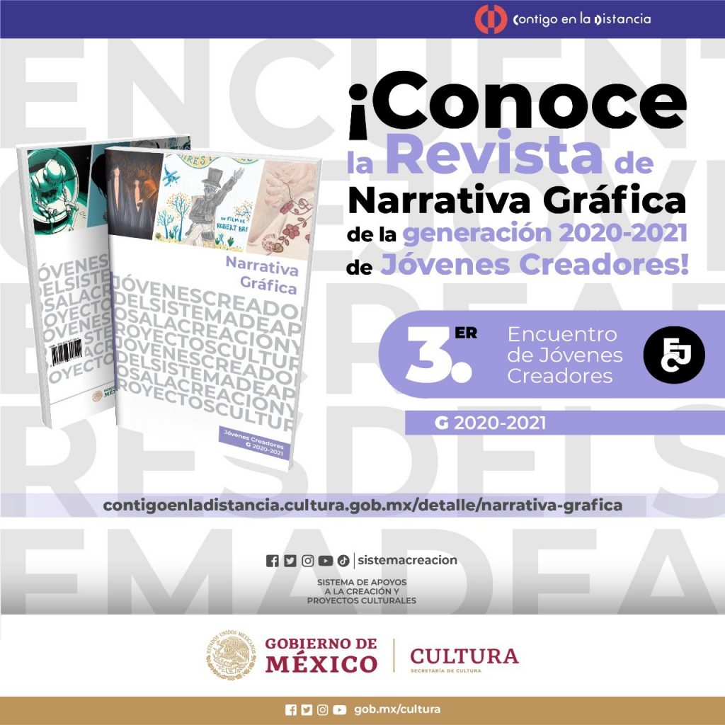 Conoce la Revista Narrativa Gráfica, publicada por el Sistema de Apoyos a la Creación y Proyectos Culturales