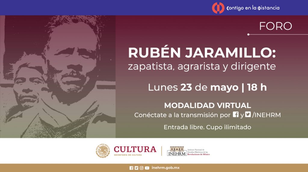 El Inehrm recordará la vida y la lucha de Rubén Jaramillo en su 60 aniversario luctuoso