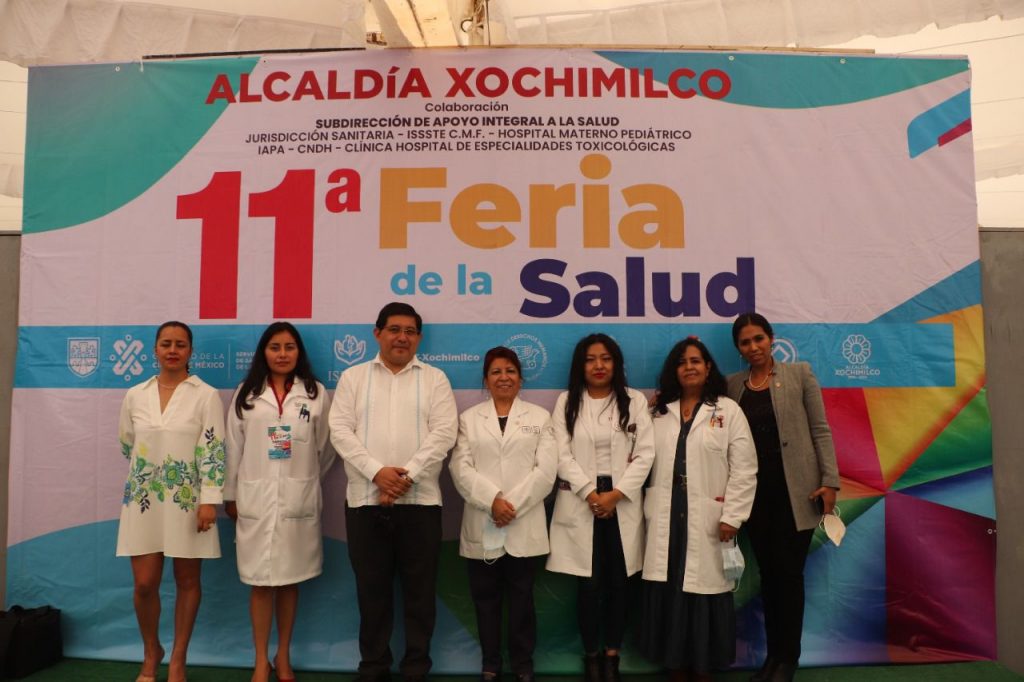 Arranca feria de la salud en Xochimilco