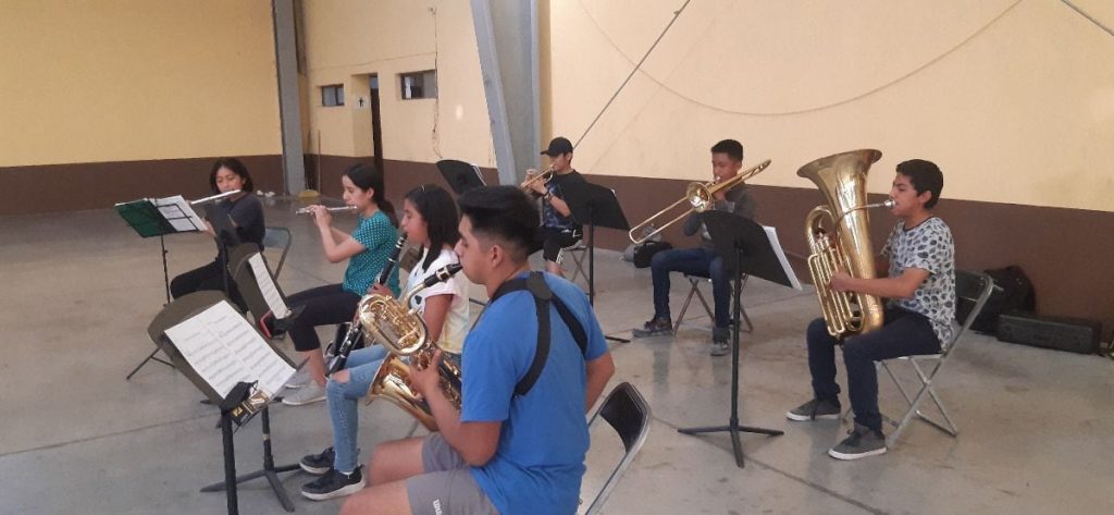 La Banda sinfónica comunitaria de la mixteca, celebrará su 10° aniversario en la Plaza de armas, de Tepexi de Rodríguez, Puebla