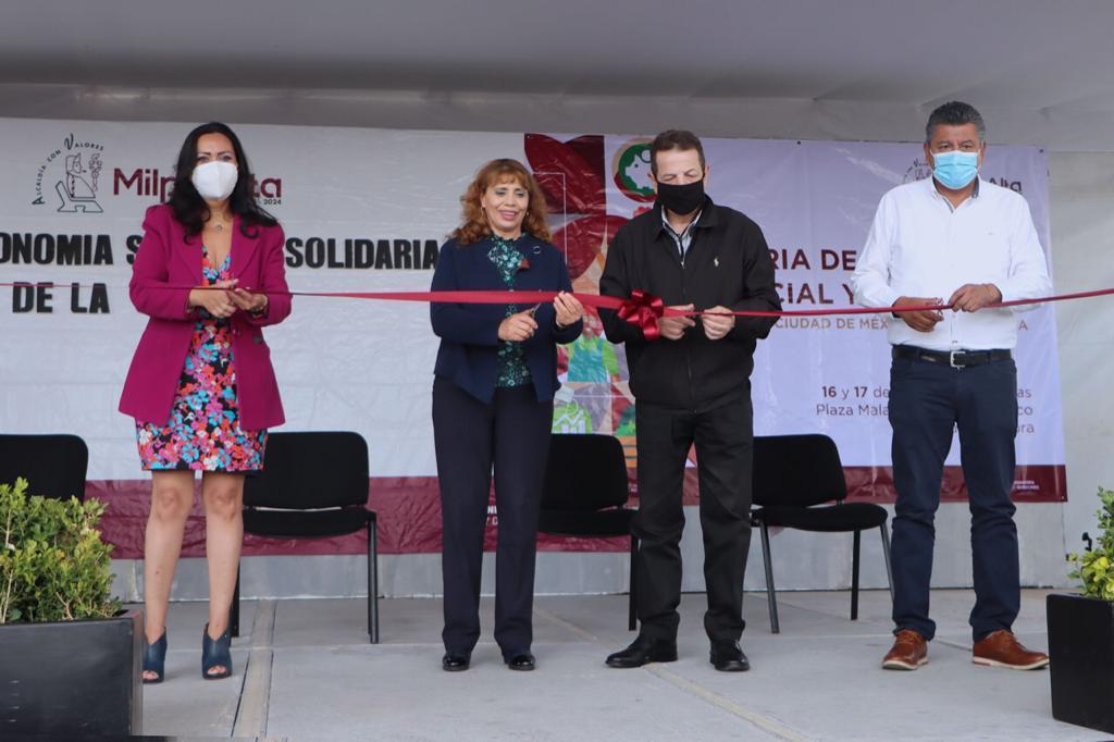 Inauguran Feria de la Economía Social y Solidaria en Milpa Alta