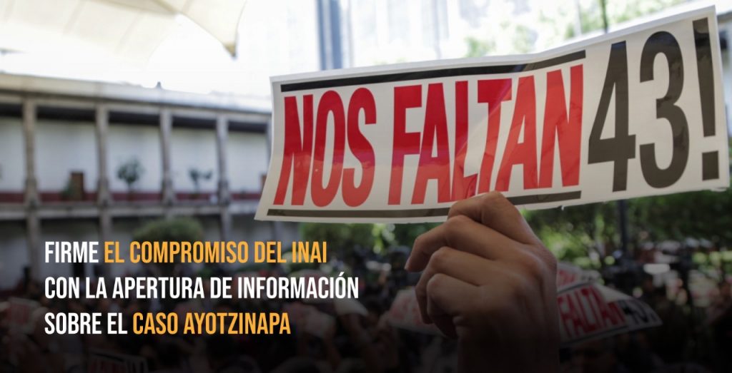 Recibe el INAI mil 508 solicitudes de información sobre el caso Ayotzinapa; reafirma compromiso