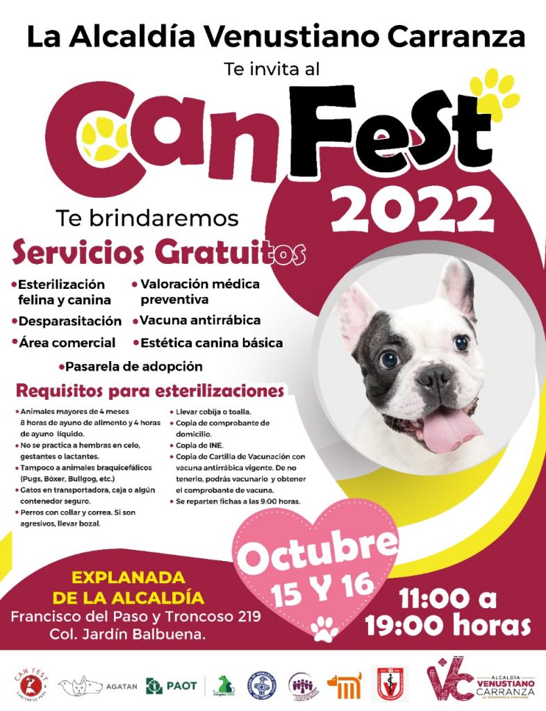Realizará V. Carranza el Can Fest 2022 para trato un digno a mascotas