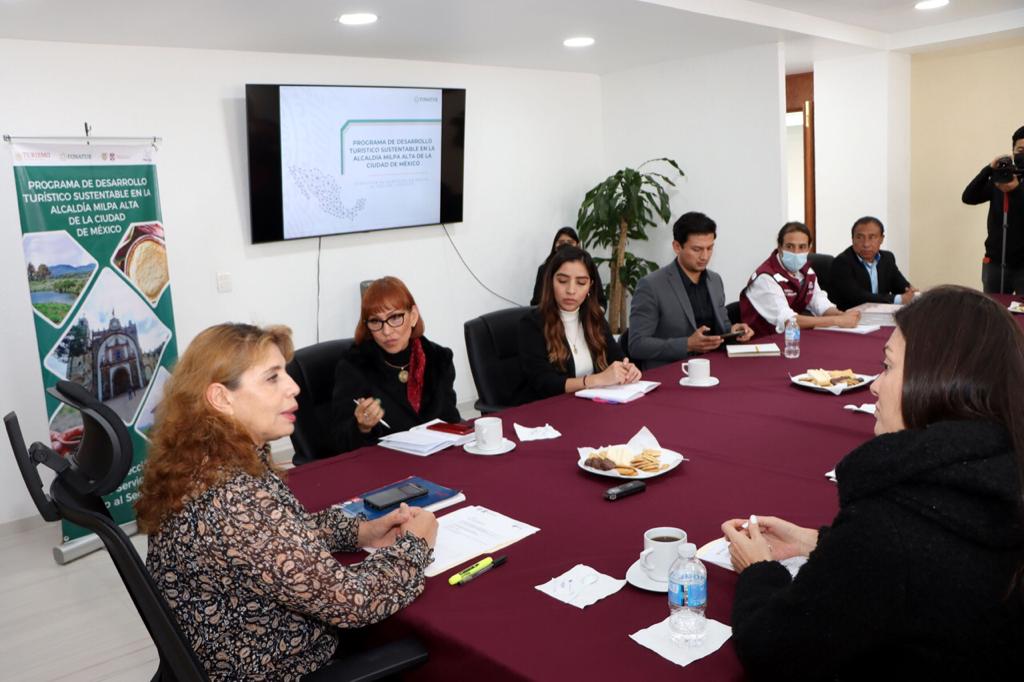 Alcaldesa, FONATUR y SECTUR-CDMX impulsan “Programa de Desarrollo Turístico Sustentable” para Milpa Alta