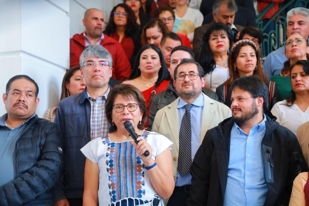 Delitos penales, electorales y administrativos cometió Sandra Cuevas por propaganda sucia en contra de Claudia Sheinbaum: Morena