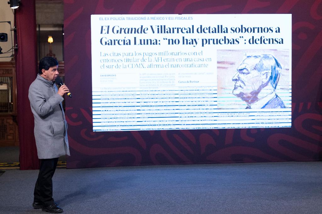 Anuncia AMLO informe diario en las “mañaneras” sobre juicio de García Luna