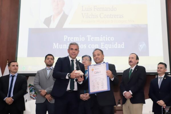 Ecatepec recibe premio nacional por protección a mujeres y combate a la violencia de género