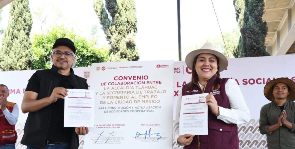 Firman acuerdo Secretaría del Trabajo y alcaldía de Tláhuac para generar empleos