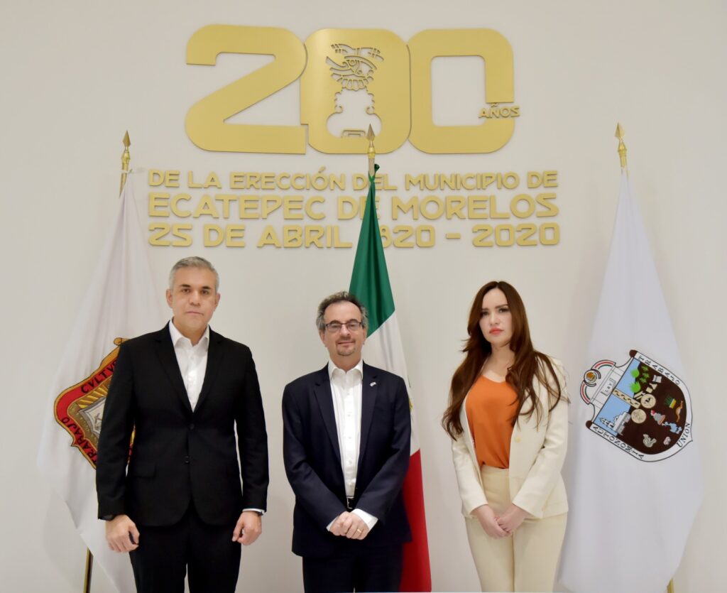 Alcalde de Ecatepec y embajador de Reino Unido acuerdan estrechar lazos en materia educativa, cambio climático y tecnología