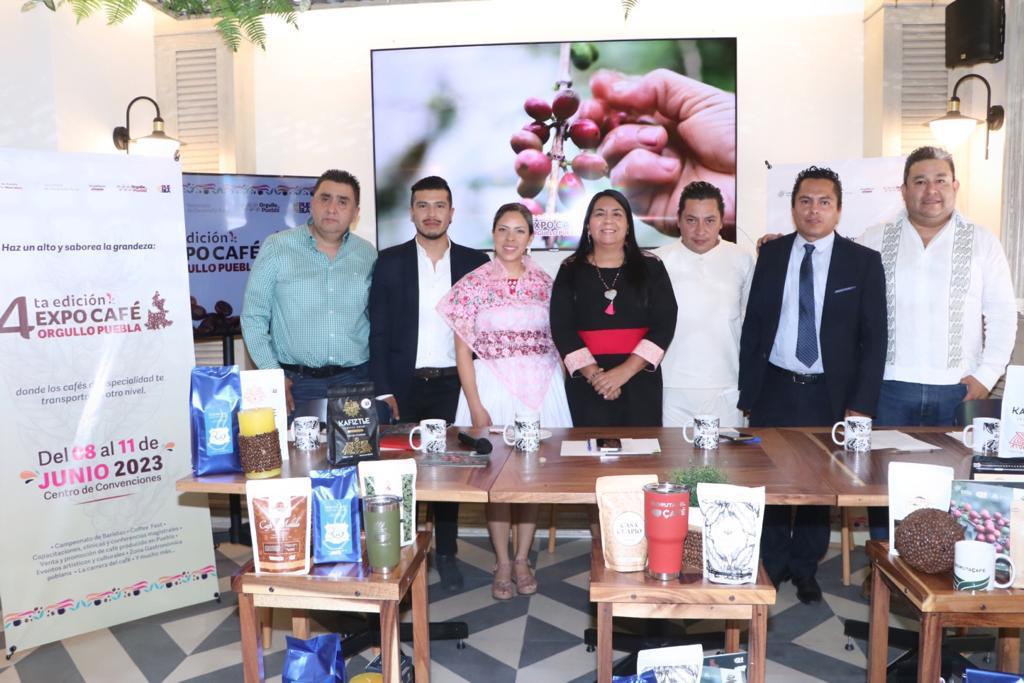 Presentan cuarta edición de la Expo Café Orgullo Puebla